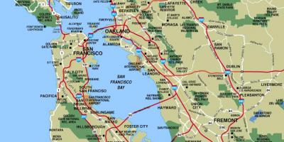 Bản đồ của San Francisco thị trấn