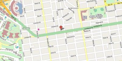 Bản đồ của lombard street San Francisco