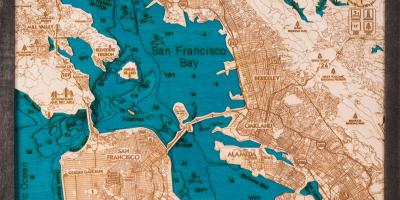 Bản đồ của San Francisco gỗ