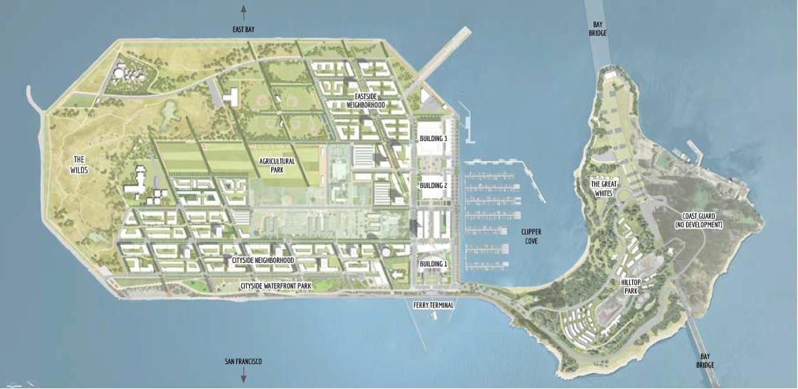 Bản đồ của đảo kho báu San Francisco
