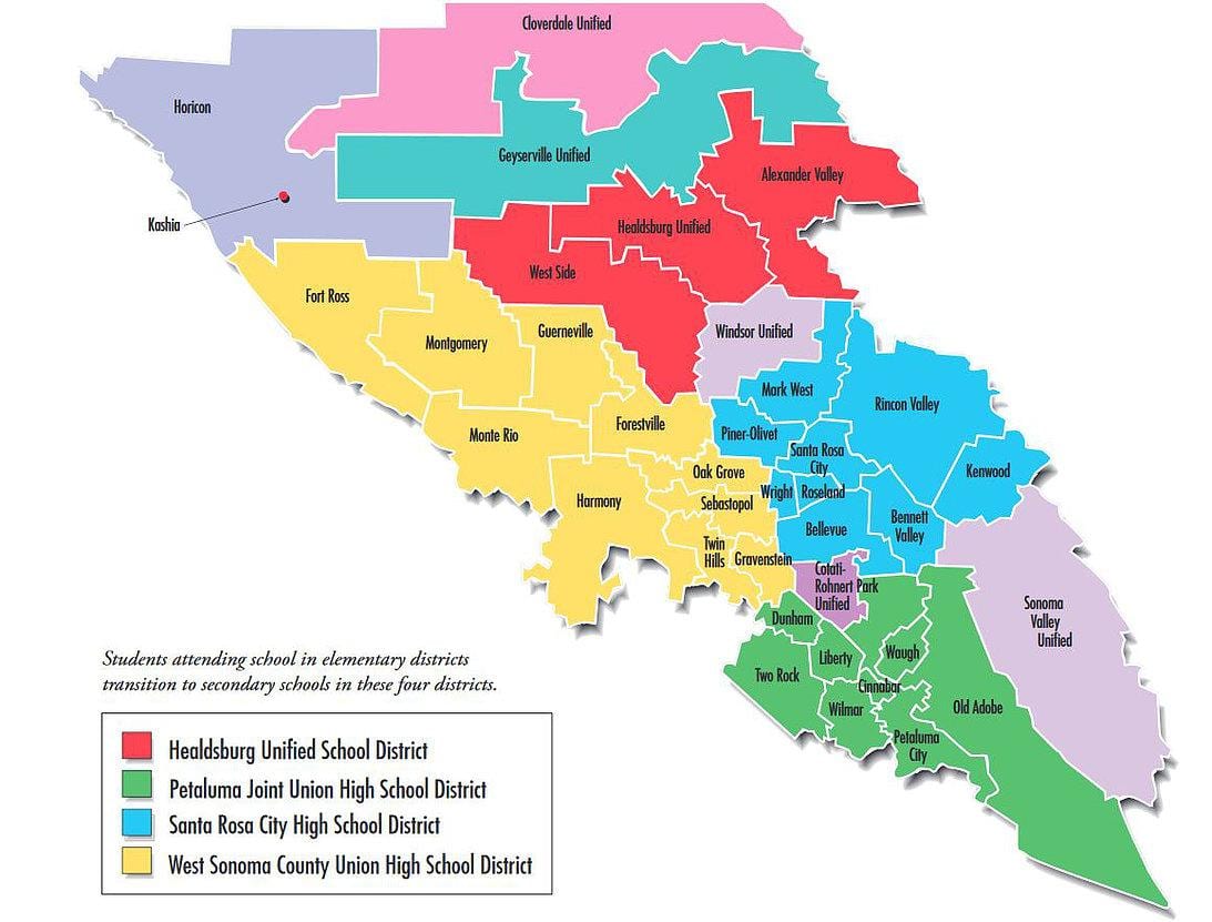 San Francisco học khu bản đồ