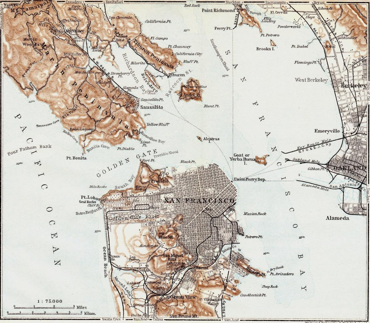 Bản đồ của San Francisco, 