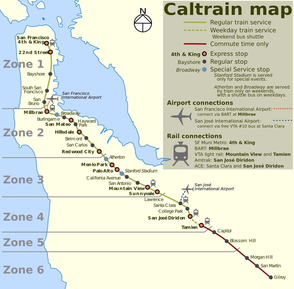 San Francisco hơn bản đồ