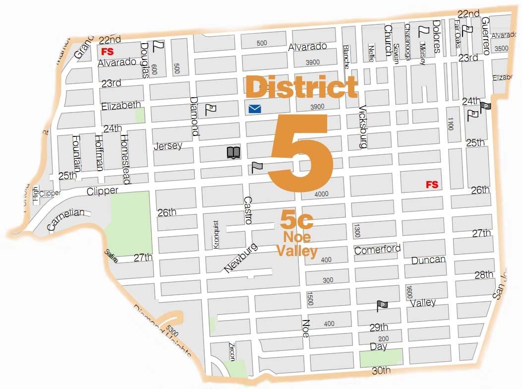 bản đồ của noah, thung lũng San Francisco