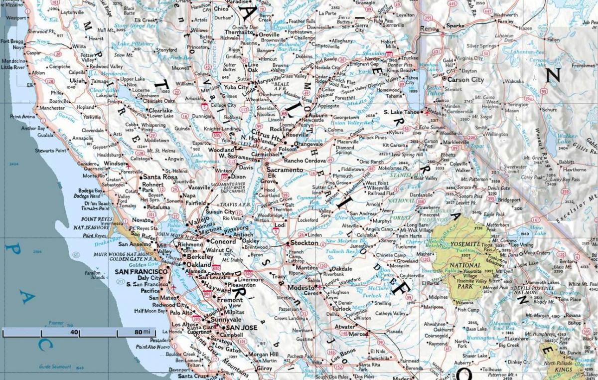 Bản đồ của phía bắc của San Francisco