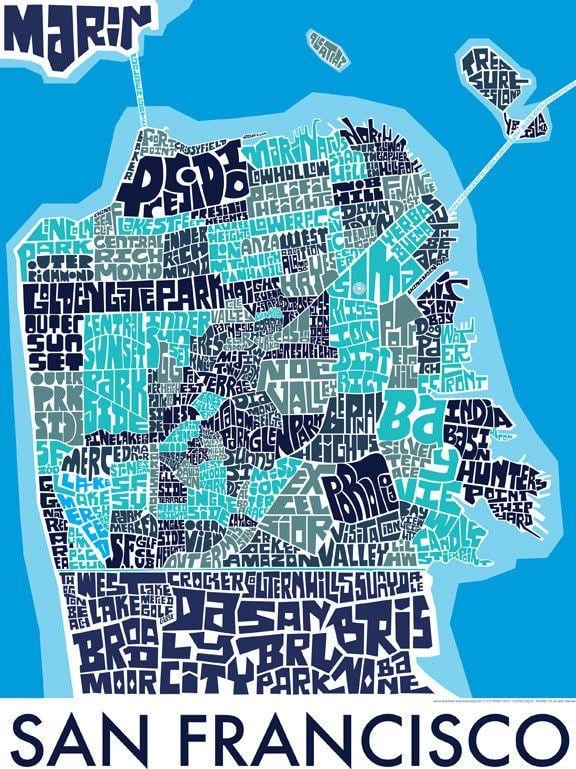 San Francisco bản đồ tường thuật
