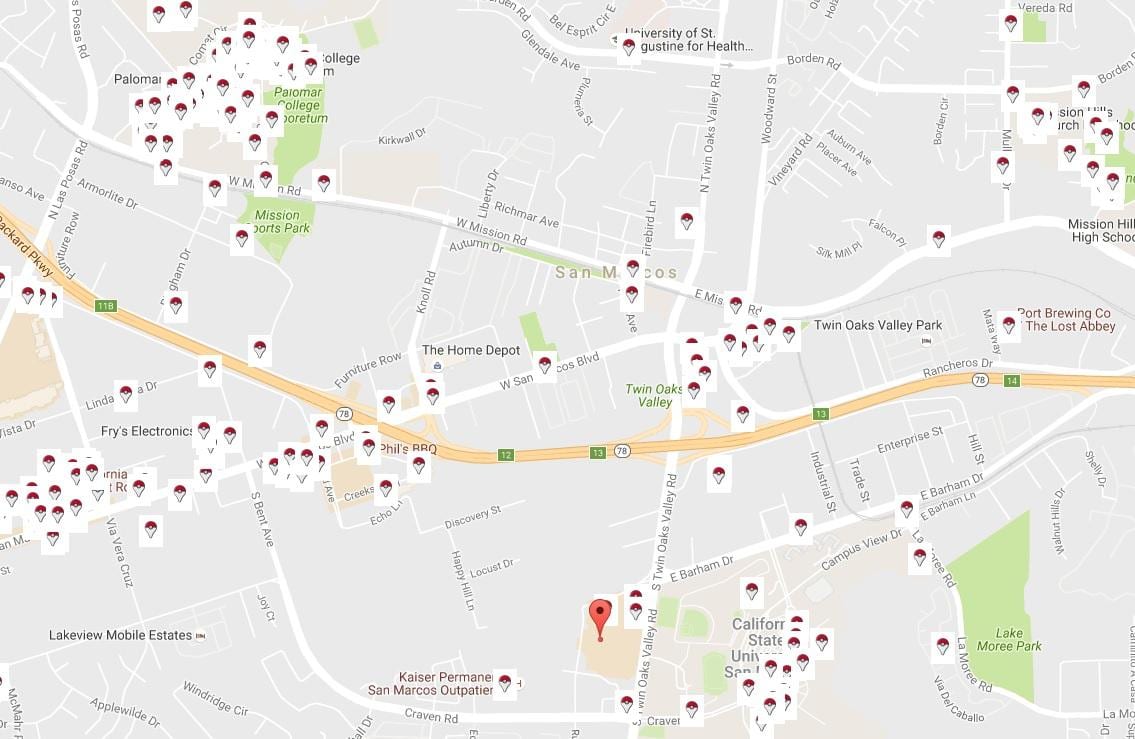 Bản đồ của San Francisco nhà máy bia