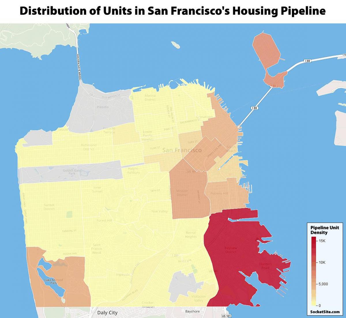 San Francisco nhà ở công bản đồ