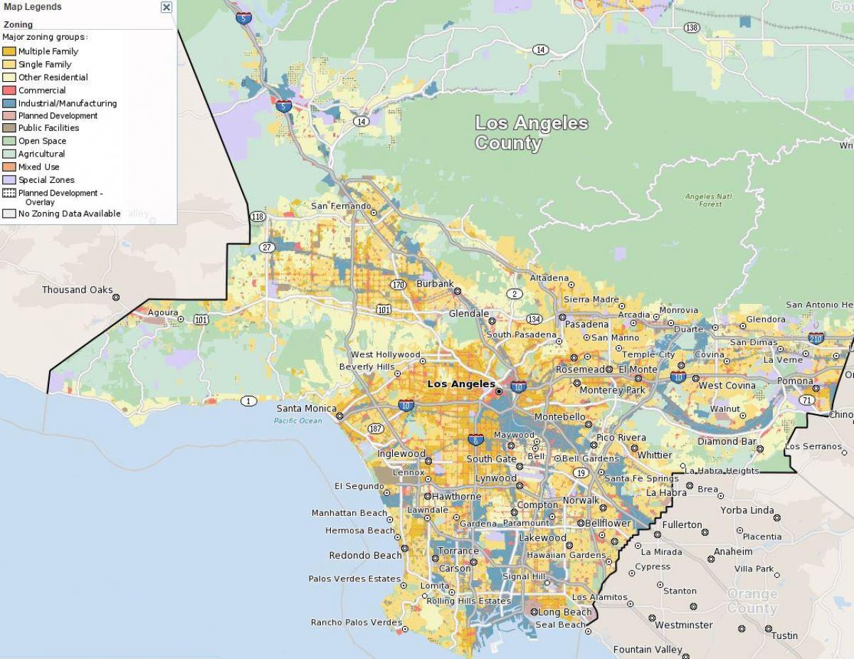 Bản đồ của San Francisco quy hoạch 