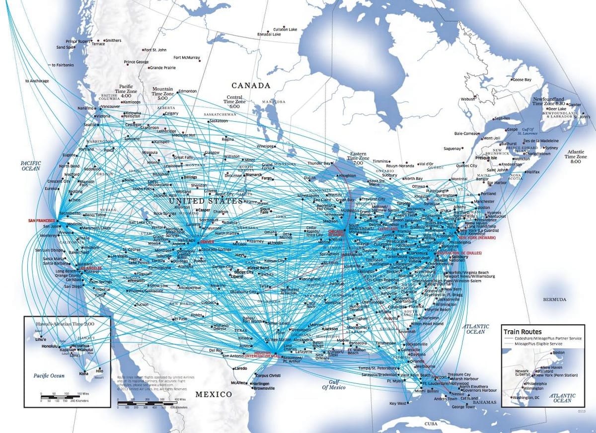 Bản đồ của đường SFO