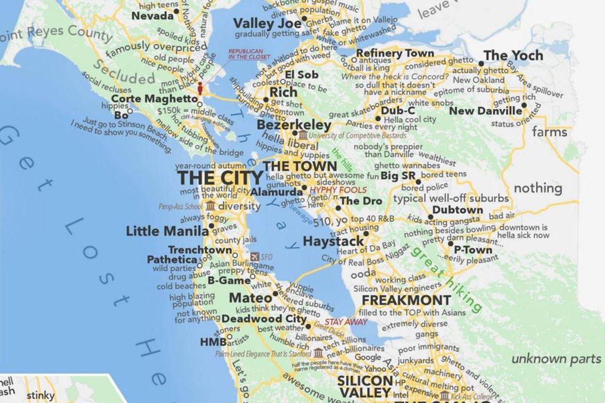 Bản đồ của silicon thành phố