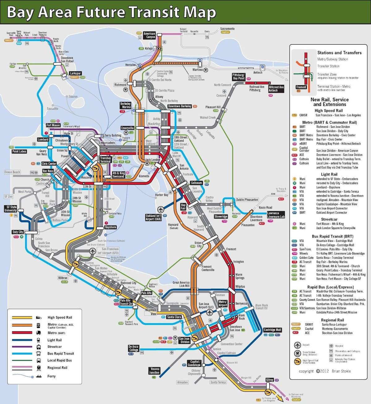 San Francisco chuyển khối lượng bản đồ