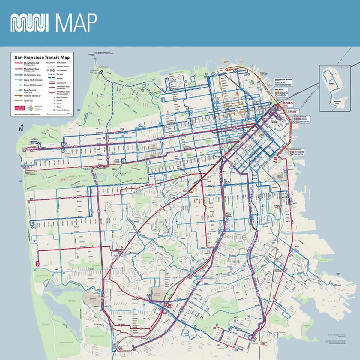 xuất bản đồ San Francisco ca
