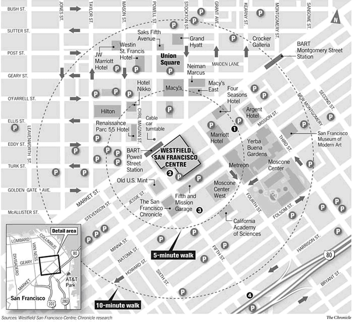 Bản đồ của washington heights San Francisco