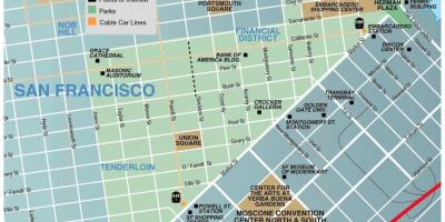 Bản đồ liên minh vuông khu vực San Francisco