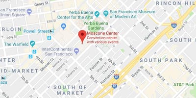 Bản đồ của intercontinental San Francisco
