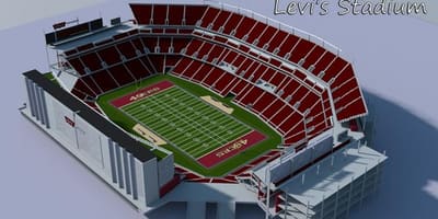 Levi ' s sân vận động 3d bản đồ