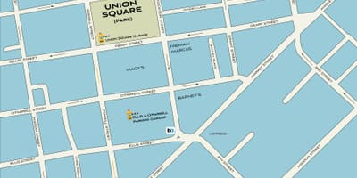 San Francisco mua sắm bản đồ