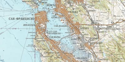 Bản đồ của liên xô San Francisco