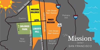 Bản đồ của nhiệm vụ quận San Francisco