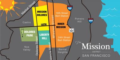 Bản đồ của nhiệm vụ quận San Francisco