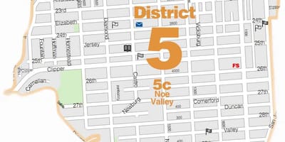 Bản đồ của noah, thung lũng San Francisco