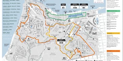 Bản đồ của San Francisco presidio