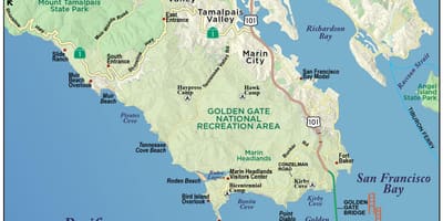 Bản đồ của rừng gỗ San Francisco