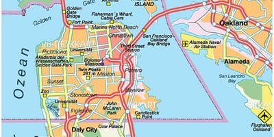 Bản đồ của San Francisco county