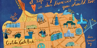 Bản đồ của San Francisco hoạ