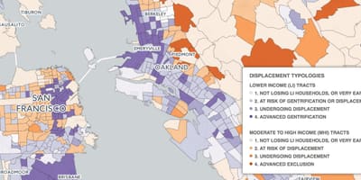 Bản đồ của San Francisco dời