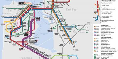 Bản đồ giao thông công cộng San Francisco