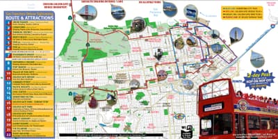 SFO hấp dẫn, bản đồ