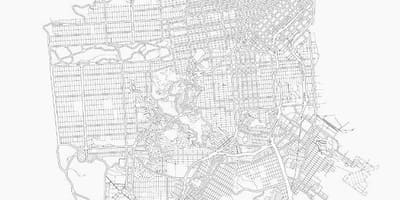 In bản đồ của San Francisco