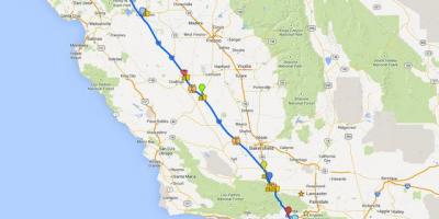 Bản đồ của San Francisco lái xe tour