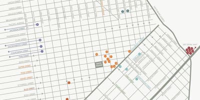 Bản đồ của San Francisco phòng trưng bày nghệ thuật