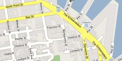 Bến tàu 33 San Francisco bản đồ