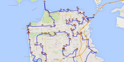 Bản đồ của San Francisco pokemon