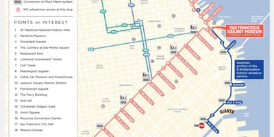 Bản đồ của San Francisco thông tin