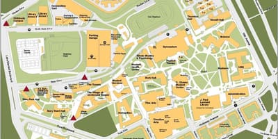 San Francisco tình trạng khuôn viên trường đại học bản đồ