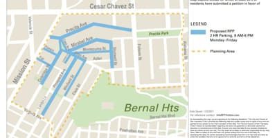 Bản đồ của SFmta đường sạch