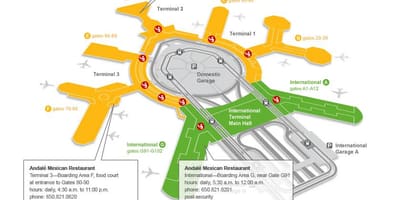 SFO thiết bị đầu cuối 2 cổng bản đồ
