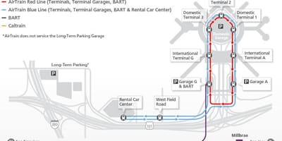 Bản đồ của SFO hơn