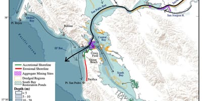 Bản đồ của vịnh San Francisco sâu