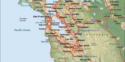 SF bay bản đồ